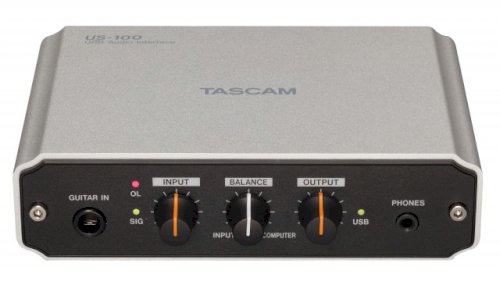 Tascam US100: USB 2.0 Audio I/O w/turntable input