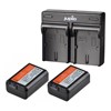 Jupio 2x Sony NP-FW50 Batteries & Dual Charger Kit