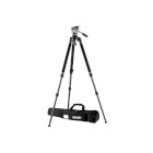 Miller DS-10 DV Fluid Head and Solo Aluminium Tripod with Pan Handle and Bag