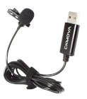 CKMOVA Lavalier Microphone for Windows and Mac Computers with USB-A Input