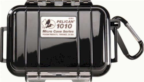 Pelican PE1010BWB 1010 Micro Case - Black with Black