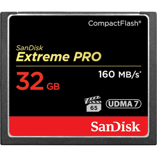 Sandisk Extreme Pro 32GB 160Mb/s CF Card