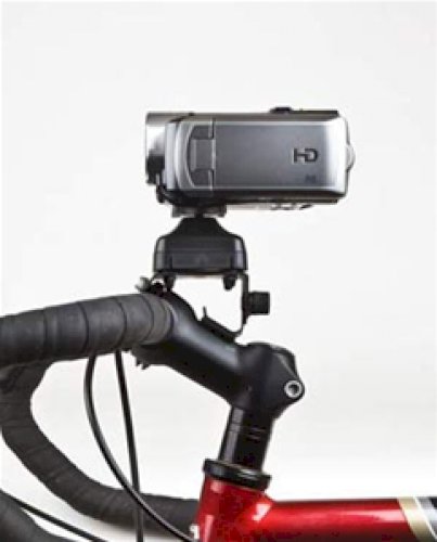 Fat Gecko Bike mount show with Optional Video camera