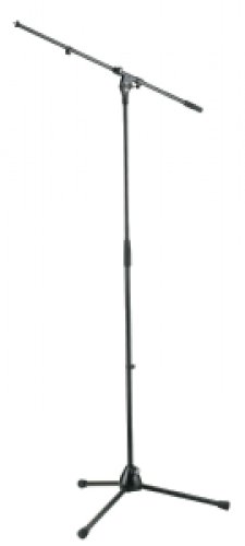 K&M 210/2 Heavy Duty Microphone Boom Stand (Black)