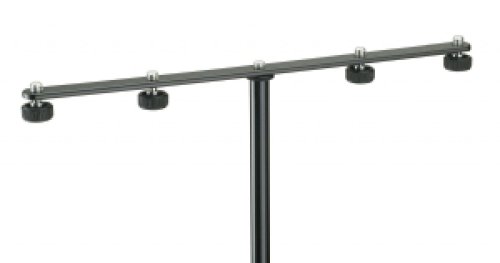 K&M 236 Four Microphone Mounting Bar with 3/8