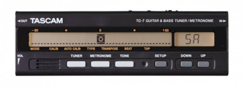 Tascam TG7 Super Accurate Guitar/Bass Tuner/Metronome
