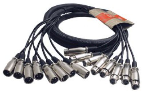 Hosa Technology 8-Channel Male 3-Pin XLR to Female 3-Pin XLR Snake Cable (9.9ft/3m)