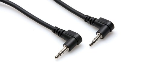 Hosa Technology Stereo 3.5mm Mini Angled Male to Stereo Angled Mini Male Cable (20cm)