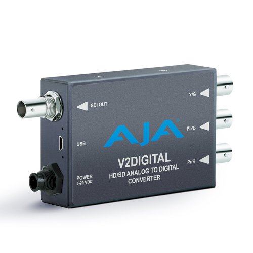 AJA V2Digital Analog to HD/SD-SDI Mini Converter