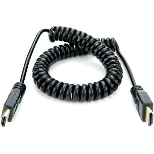 Atomos Coiled FULL to FULL HDMI Cable (50cm-65cm)