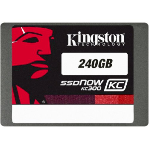 Kingston 240GB SSDNow KC300 SSD SATA 3 2.5 (7mm height) with 7mm 9.5mm adapter