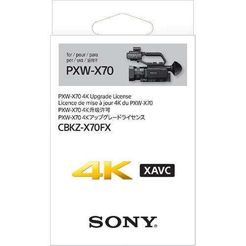 Sony CBKZ-X70FX 4K Upgrade License for Sony PXW-X70 Camcorder