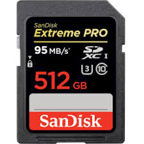 SanDisk Extreme Pro SDXC UHS-I Memory Card 512GB 95MB/s