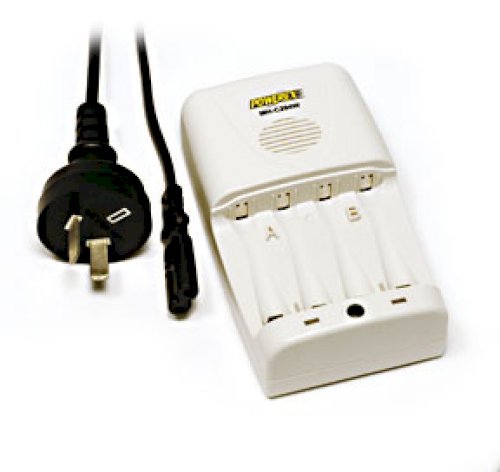 Maha Powerex MH-C204W 1-Hour Worldwide Travel Conditioning Charger for AA/AAA NiMH Batteries