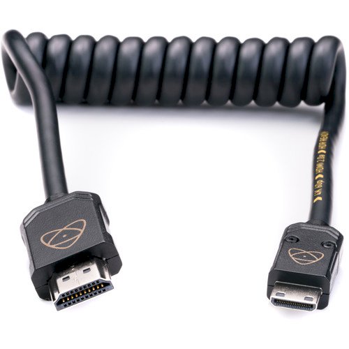Atomos AtomFLEX PRO Coiled MINI to FULL 4K/60P HDMI Cable (30cm-60cm)