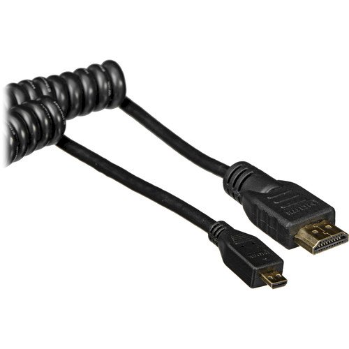 Atomos Coiled MICRO to FULL HDMI Cable (50cm-65cm)