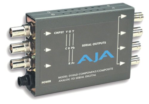 AJA Video Systems D10AD Component or Composite Analog to SDI Converter