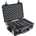 Pelican PE1504BD 1500 Case with Padded Divider Set - Black