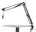 K&M 23850 Broadcast Microphone Desk Arm, Clamp and 5m XLR Cable