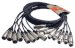 Hosa Technology 8-Channel Male 3-Pin XLR to Female 3-Pin XLR Snake Cable (23.1ft/7m)