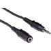 Pearstone Stereo Mini Male to Stereo Mini Female Cable (Black) - 0.91m