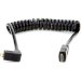 Atomos Coiled Right-Angle Micro to Mini HDMI Cable (30cm-45cm)