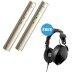 Rode NT55 Compact Condenser Microphone with Interchangeable Capsules (Matched Pair) with FREE Rode NTH-100 Professional Over-Ear Headphones