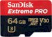 Sandisk Extreme PRO 64GB microSDXC UHS-I Card