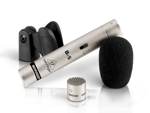 Behringer B-5 Studio Condenser Microphone with 2 Interchangeable Capsules
