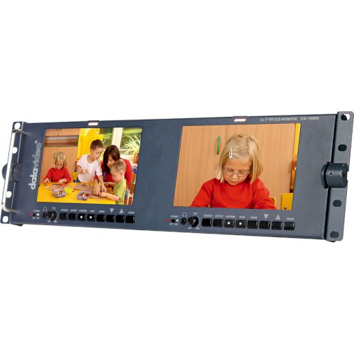 Datavideo TLM-702HD 16:9 Dual Monitor with SD/HD-SDI