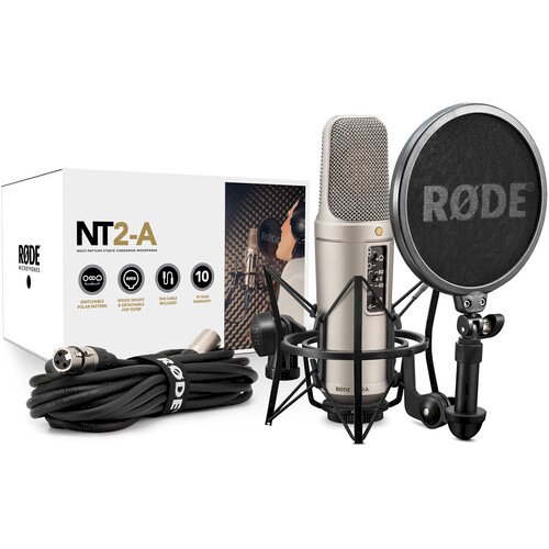 RODE NT2-A Multi-Pattern Studio Condenser Microphone Kit