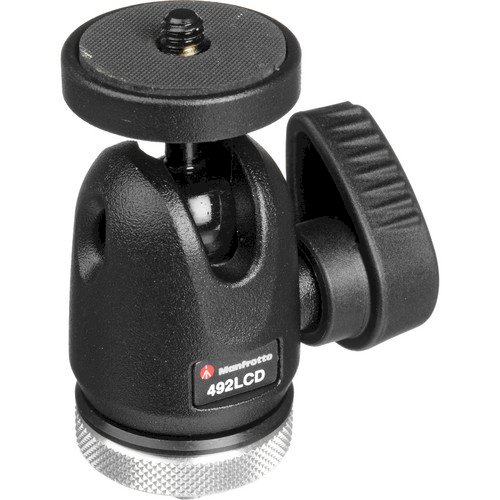 Manfrotto 492LCD Mini Ball Head with Hot Shoe Mount