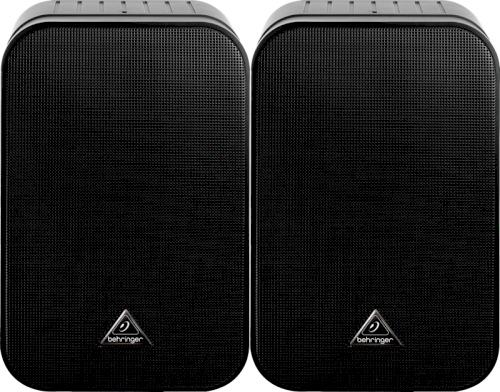 Behringer 1C-BK Ultra-Compact Monitor Speakers in Black (Pair)