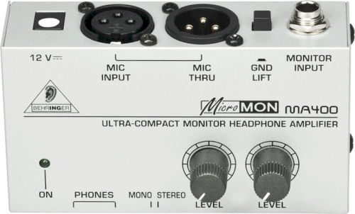 Behringer Micromon MA400 Ultra-Compact Monitor Headphone Amplifier