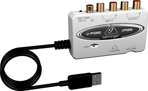 Behringer UFO202 USB 2 ch Phono Preamp