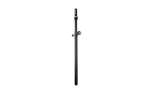 K&M 21367 Adjustable Threaded Satellite Speaker Pole Rod (Black)
