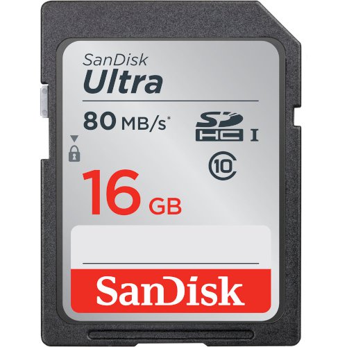SanDisk 16GB Ultra SDHC UHS-I Card