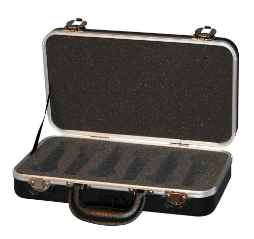 Gator GM-6-PE 6 Space Polyethylene Mic Case for up to 6 Microphones and Accessories
