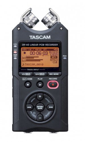 Tascam DR-40 Handheld 4-Track Digital Audio Recorder