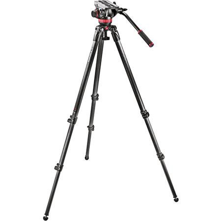 Manfrotto MVH502A Head, 535 CF Tripod System With Bag