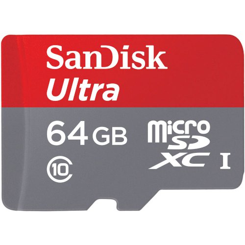 SanDisk 64GB Ultra UHS-I microSDXC Memory Card