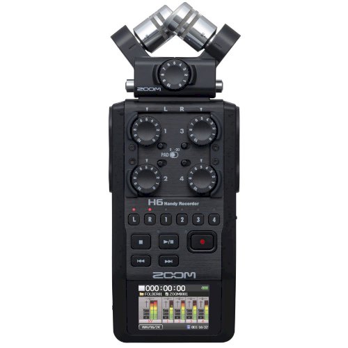Zoom H6 Handy - Handheld Recorder with Interchangeable Microphone System