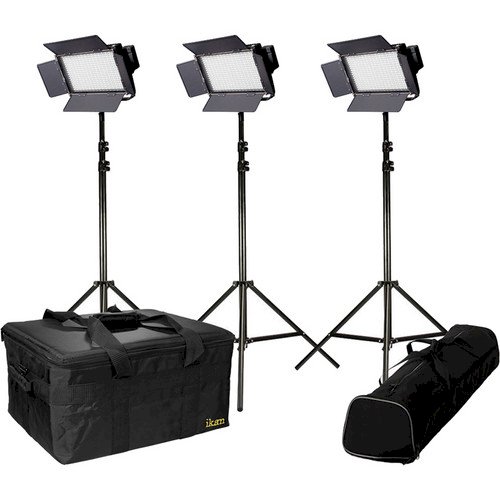 Ikan IFD576-S-KIT 3-Point Light Kit (With Stands)