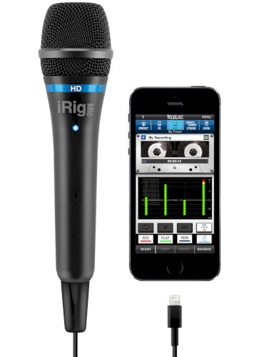 IK Multimedia iRig Mic HD - Digital Handheld Microphone for iOS / MAC / PC