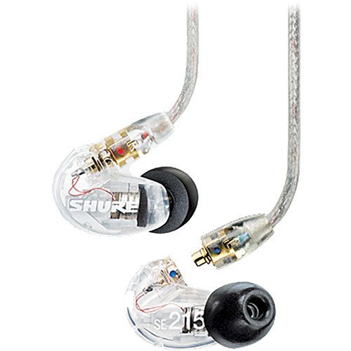 Shure SE215 Sound Isolating Earphones - Clear Finish