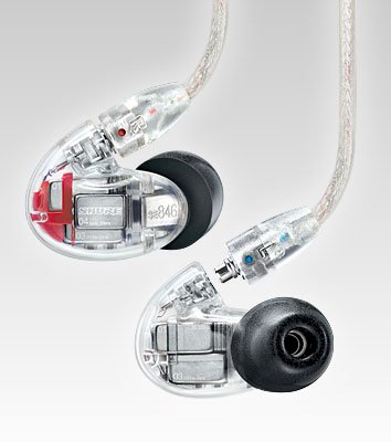 Shure SE846 Sound Isolating Earphones - Clear Finish