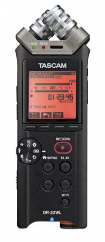 Tascam DR-22WL Portable Handheld Audio Recorder with Wi-Fi