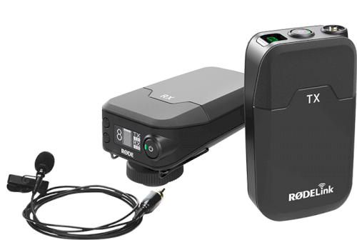 Rode RODELink Filmmaker Kit Digital Camera-Mount Wireless Omni Lavalier Microphone System