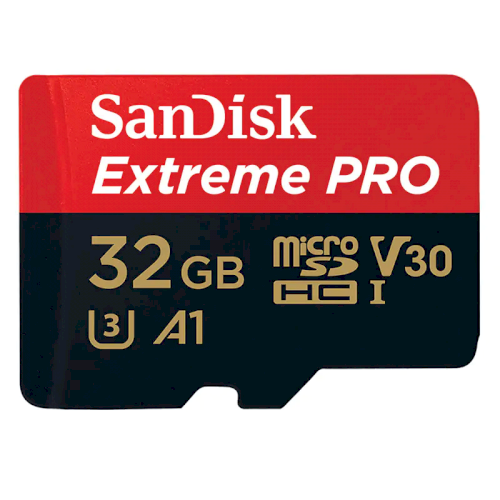 SanDisk 32GB Extreme PRO UHS-I microSDXC Memory Card with SD Adapter