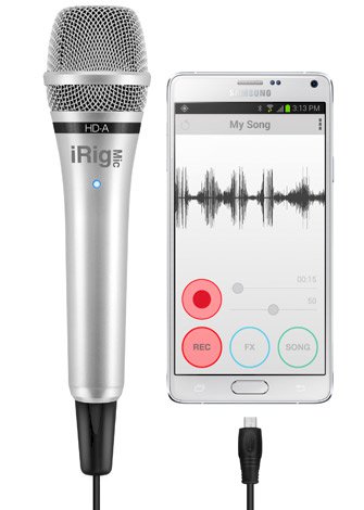 IK Multimedia iRig Mic HD-A - Digital Handheld Microphone for ANDROID / PC